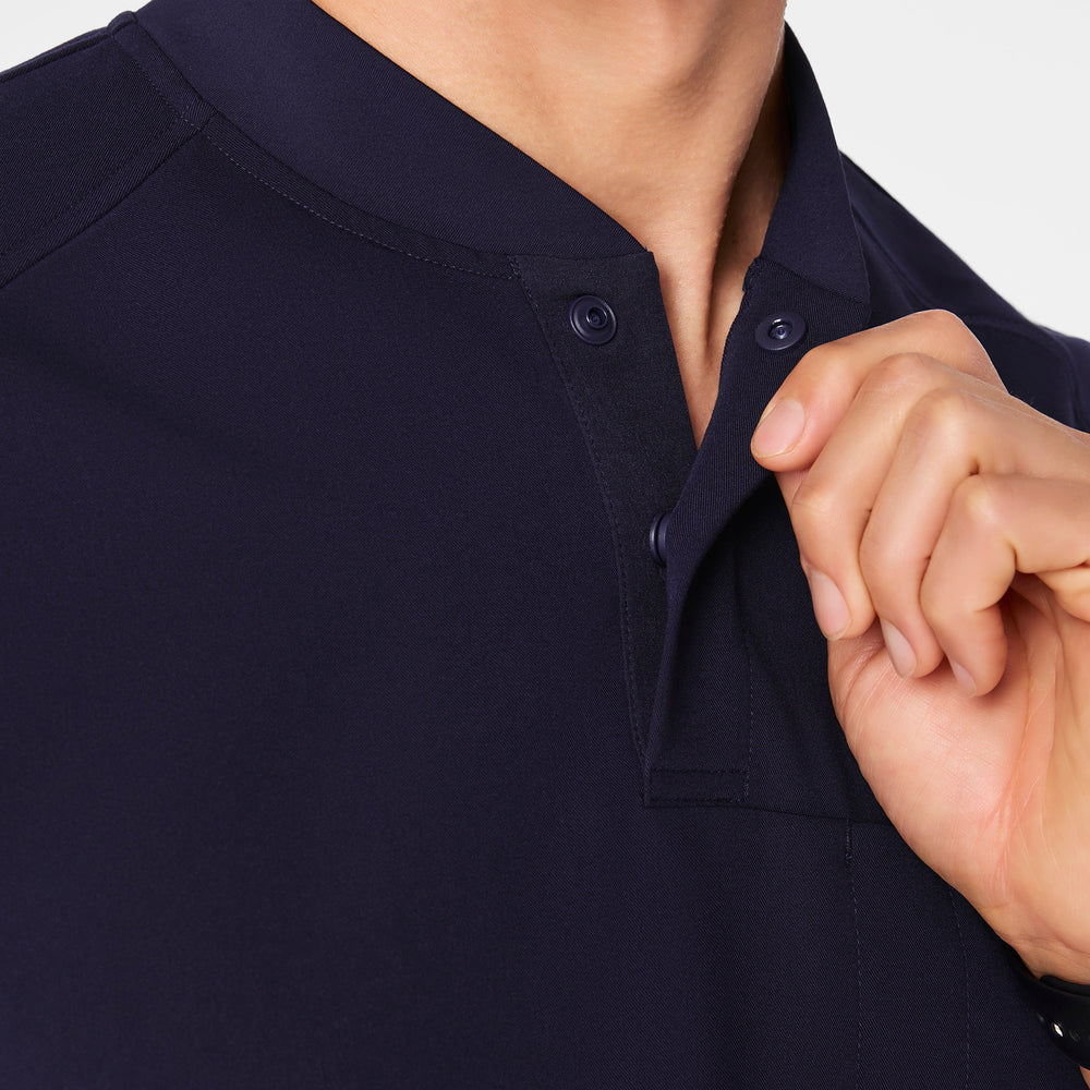 Classic Scrub Set in Navy, back view