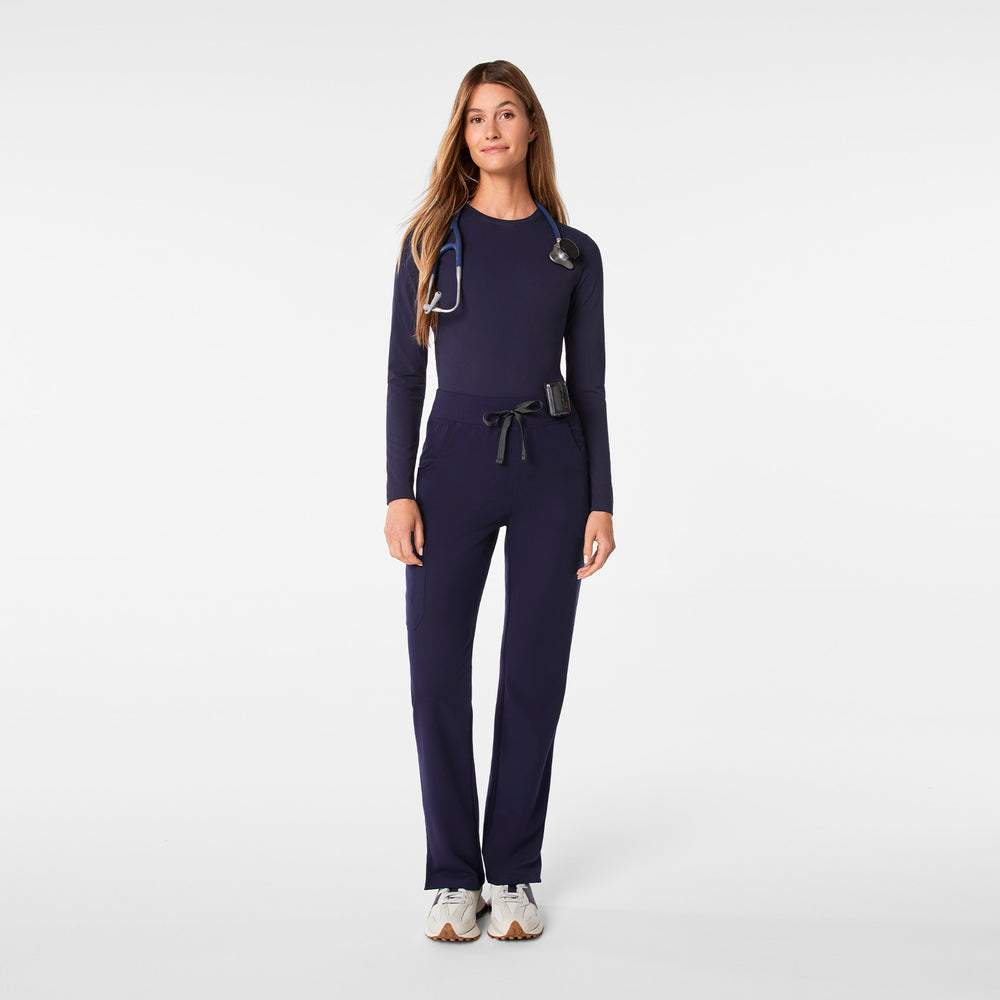 Jogger Scrub Set in Navy, back view